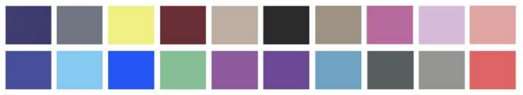 clear/cool skin color palette